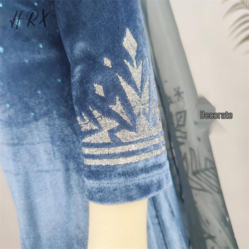 Frozen Princess Elsa Children's Cosplay Costume - Ice Queen Winter Dress Outfit