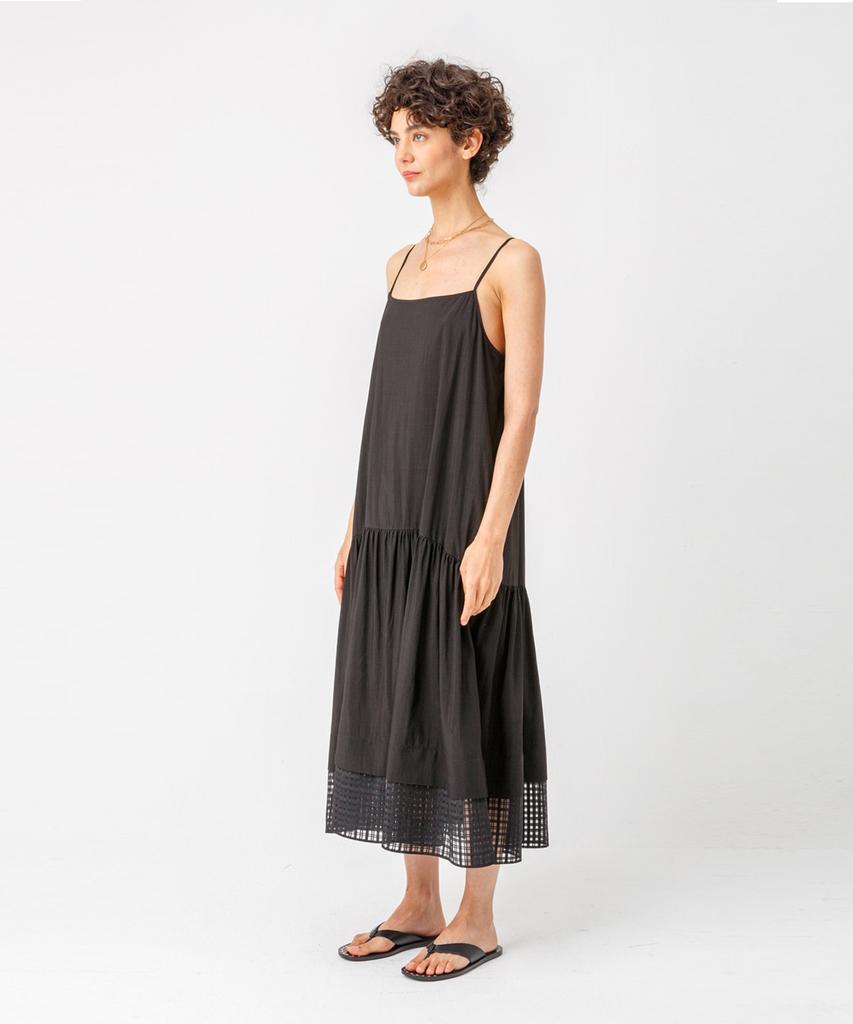 Page Strap Sleeve Dress_Black