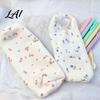 Portable Pen Organizer Cute Floral Pencil Case Mini Cotton Pouch for Pens Pencils Erasers Lightweight Stationery Zipper Storage Bag Students Kawaii