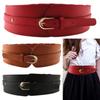 Skirt Dress Coat Casual Leather Waistband Elastic Corset Band Luxury Wide Belts Stretch Cummerbunds