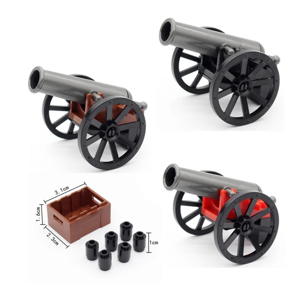 MOC Военные Строительные Блоки Фигурка Солдат Наполеоновских Войн Аксессуары Оружие Пушка Мешок с Песком Армия Пират Мини Кирпичик подарок X003 Сделай Сам