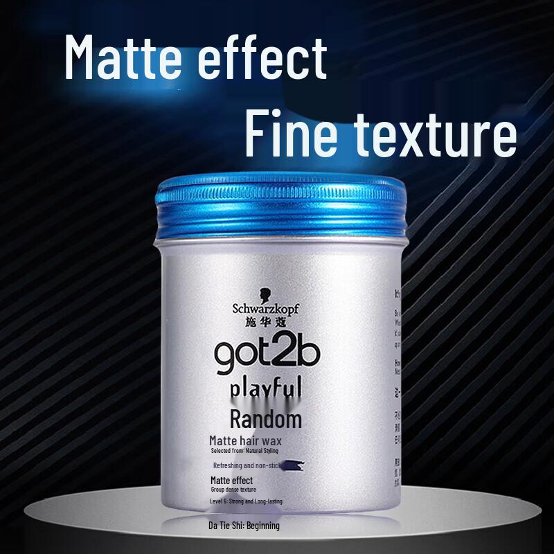 Schwarzkopf got2b Matte Styling Hair Wax for Men