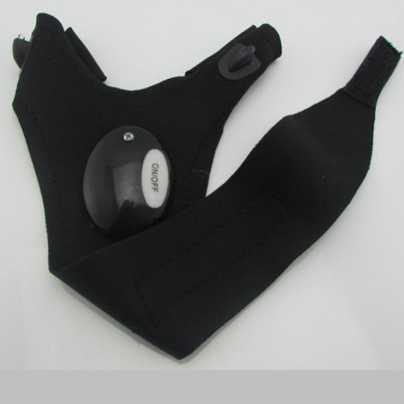 Наружные светодиодные спортивные перчатки без пальцев с подсветкой, светящиеся перчатки высокой яркости для рыбалки, езды на велосипеде