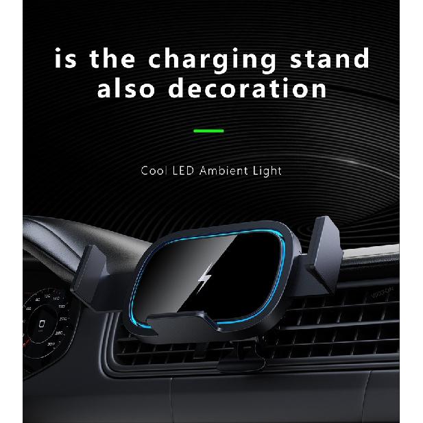 Беспроводное автомобильное зарядное устройство 15 Вт для Samsung Galaxy Z Fold 4 3 2 S23 iPhone 14 13 12 11, автоматический зажим, держатель для быстрой автомобильной зарядки