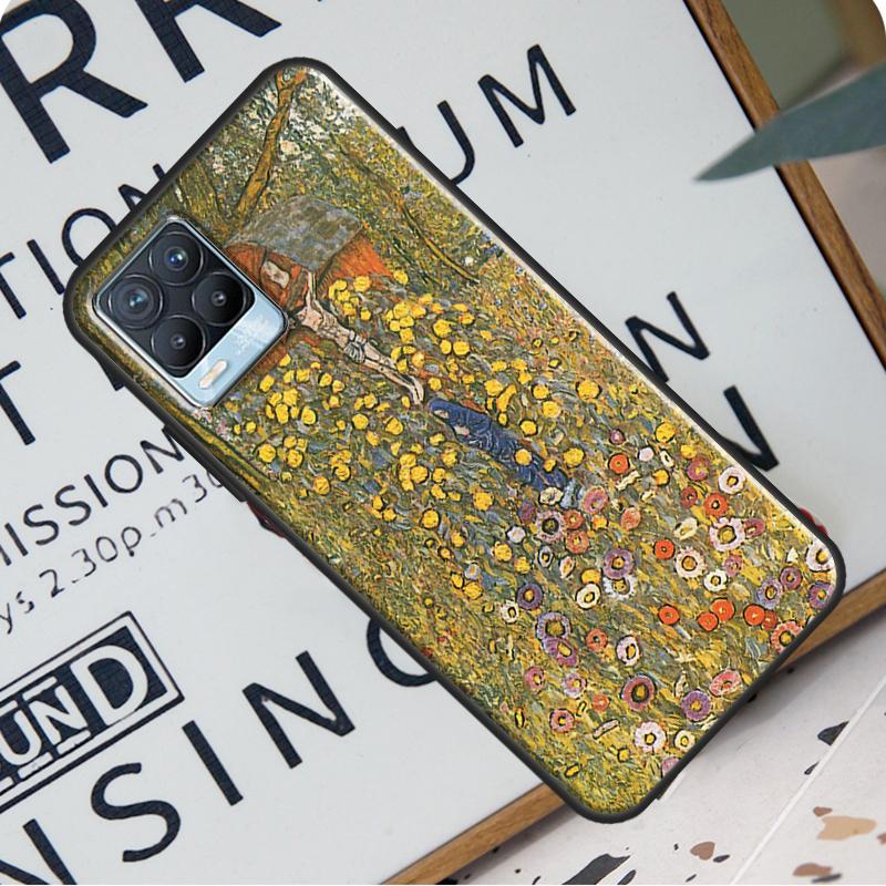Чехол Gustav Klimt для Realme C21 C11 C15 GT Neo2 Master 8 Pro 8i OnePlus 9 Pro 8T 9R Nord2 Coque Cover