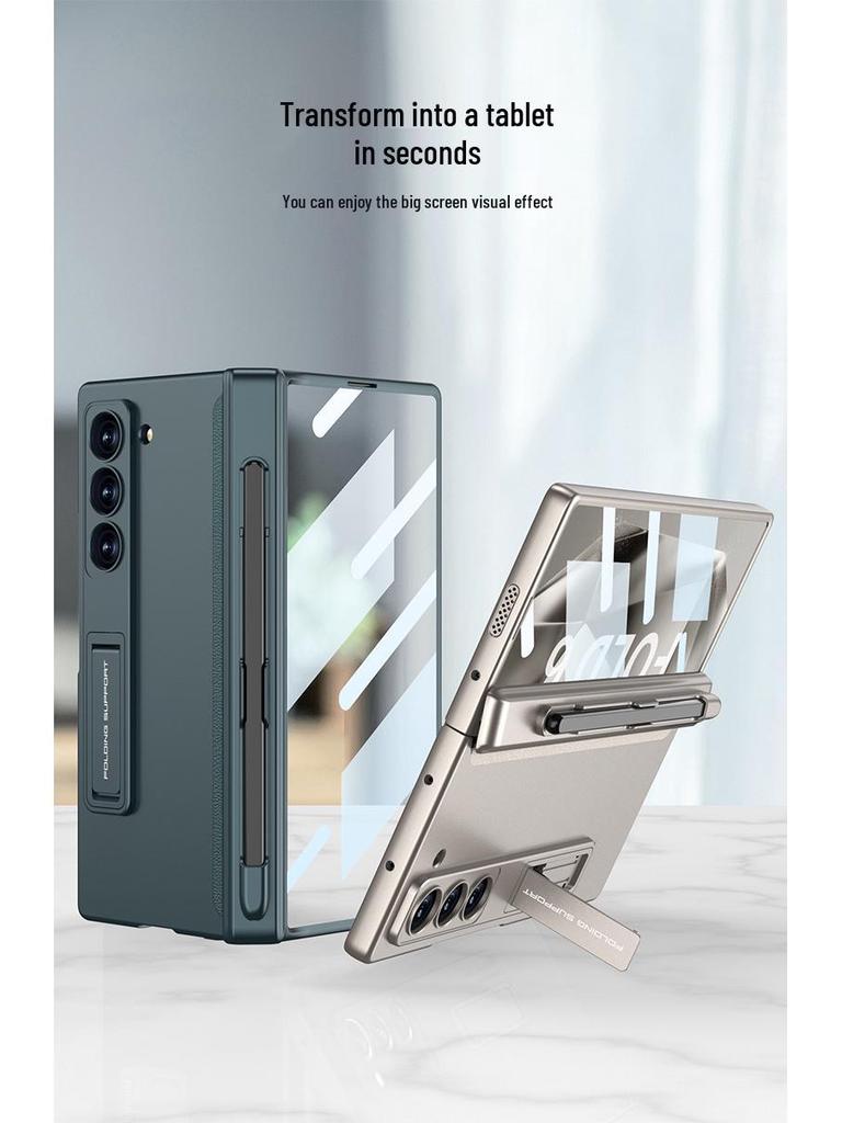 Магнитный чехол-книжка для Samsung Z Fold6 и Fold7 - Стильный новый дизайн