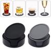 6Pcs Round Shape Drink Coasters 10cm Diameter Table Mat High Quality Cup Coasters