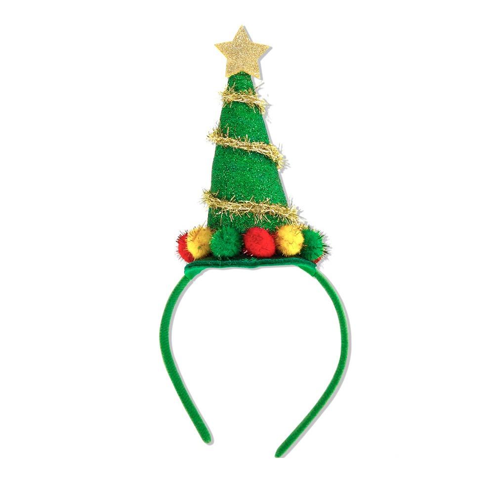 Рождественская елка Рождественские повязки на голову Мультяшные Косплей повязки на голову Рождественский обруч для волос Сувениры для вечеринки