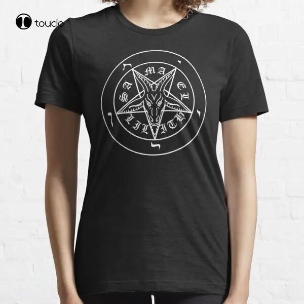 Seal Of Baphomet TShirt Tee Shirt Grey TShirts For Unisex Custom Aldult Teen Unisex Digital Printing Tee Shirts New Popular Retro