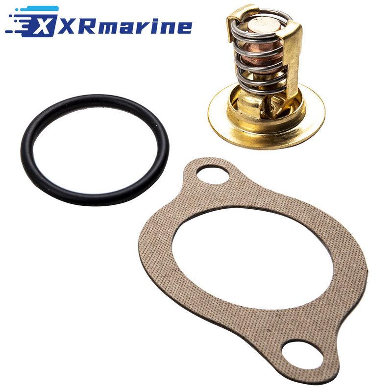 3856961 Thermostat Kit 160 Degree for Volvo Penta 4.3 5.0 5.7 5.8 GL GI GS V6 V8 Engines 18-3677