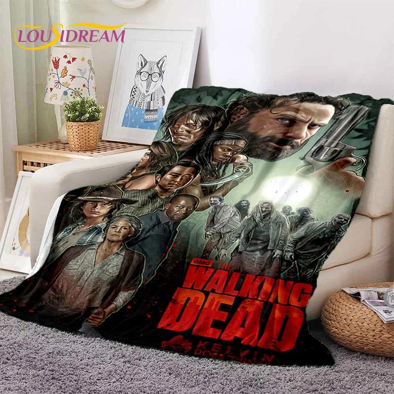 The Walking Dead Lincoln TWD Soft Flannel Blanket for Beds Bedroom Sofa Picnic,Throw Blanket for Cover Outdoors Leisure Nap Gift