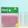 100pcs/box Double Head Dental Floss Interdental Toothpick Brush Brush Teeth Stick Dental Oral Care Toothpicks Floss Pick