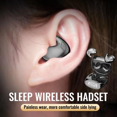Беспроводные наушники MD528 Sleep TWS, совместимые с Bluetooth, 5.2, скрытые наушники, водонепроницаемые, шумоподавляющие, спортивные наушники IPX7
