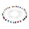 10pcs/set Zircon Brooch Fashion Elegant Women Scarf Safety Long Pins DIY Clothing Decoration Handmade Jewelry Accessories