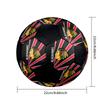 Chicago Blackhawks Indoor Soccer Ball Colorful All Ages Size 5 Machine Stitched PVC Competition Ready Durable High-Bounce