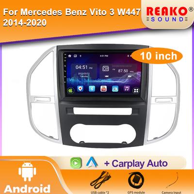 Android Автомагнитола для Mercedes Benz Vito W447 2014-2021 Мультимедийный проигрыватель 4G Carplay GPS navi Стерео Экран 2DIN Головное Устройство