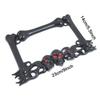 Skull Decor Motorcycle License Plate Frame Universal Fit 9inchx5.5inch