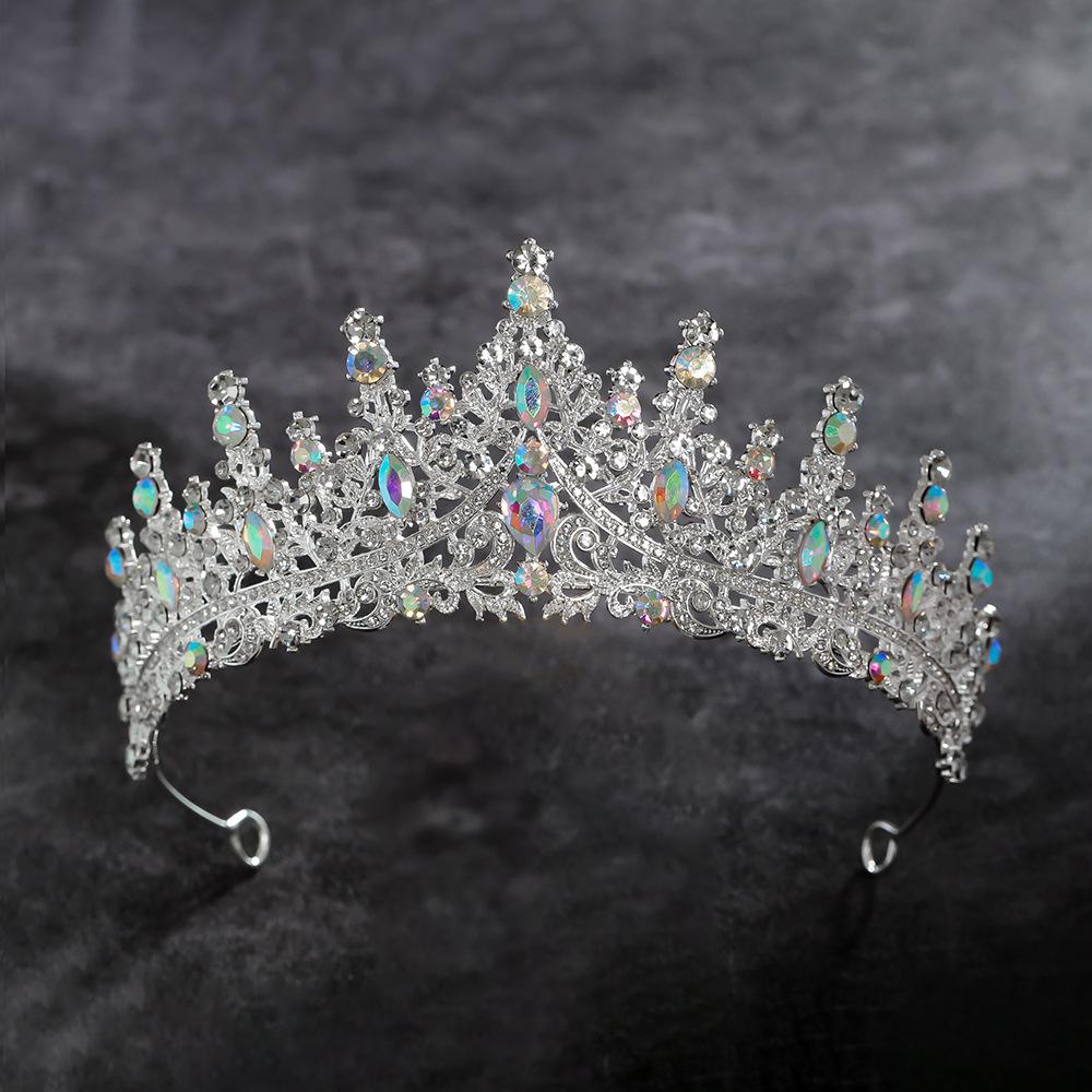 Элегантная хрустальная свадебная тиара - Свадебный и праздничный аксессуар для волос