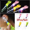 3 шт./компл. детский инструмент для чистки ушной серы со светящейся ложкой LED мультфильм уход за ушами ребенка ложка копание Luminou