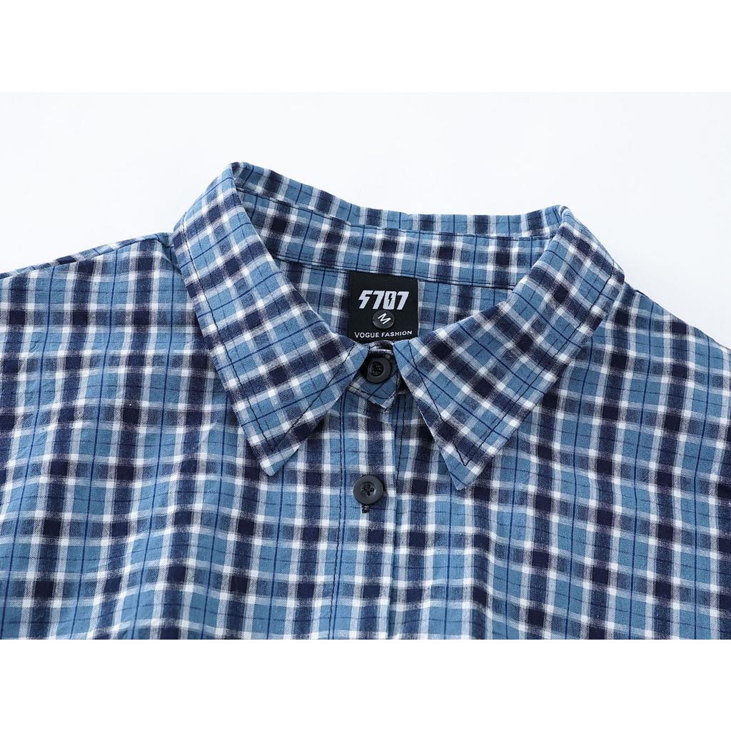 VAYLA Новая американская винтажная рубашка для горячей девушки Женская повседневная приталенная рубашка с длинным рукавом и воротником Ирт Универсальная клетчатая рубашка