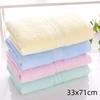 Manufacturers Selling Bamboo Fiber Thickening Small Towel Infant Baby Wipes  Pure Color Hand Towel  Children Wash Face Towel