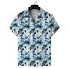 Mens Designer Clothing 3D Print Shirt Oversized Summer 2025 Travel Hawaii Beach Hawaiian Harajuku Pattern Camisa Masculino Lapel