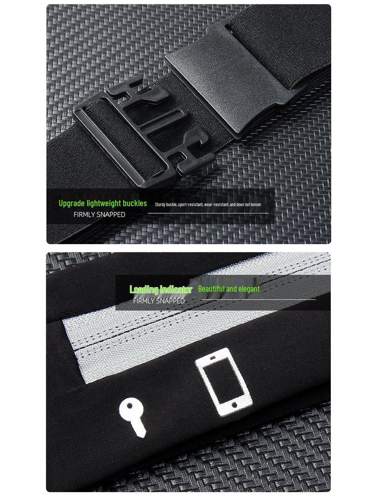 Унисекс Водонепроницаемая Лайкра Поясная Сумка для Бега – Невидимый Эластичный Фитнес Пояс для Занятий Спортом на Открытом Воздухе