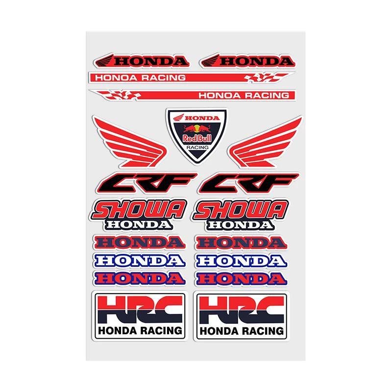 AAADK1 Stickers Moto Sticker Auto Body Bumper For Honda Windows Motorcycle Helmet Laptop Walls Vinyl Decal Car Tuning