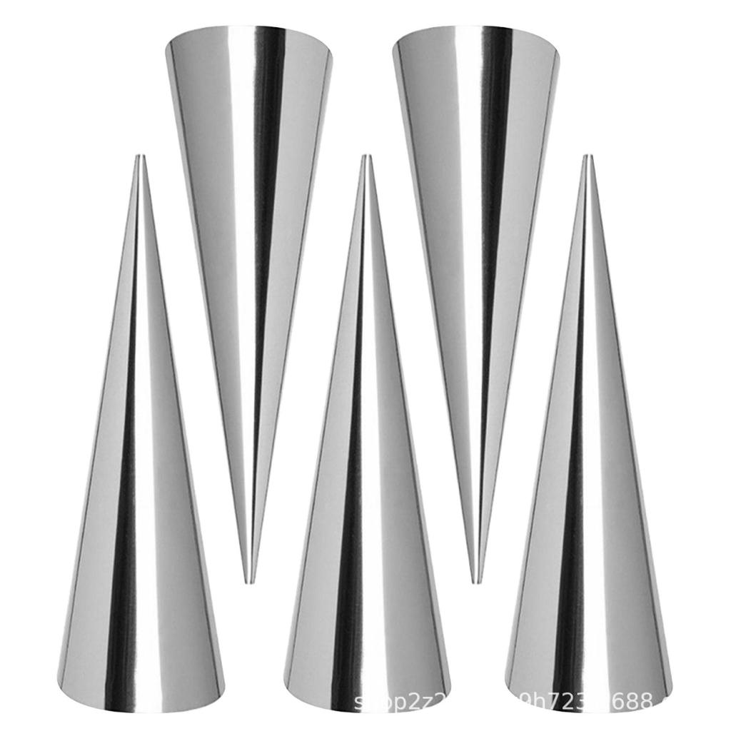 Stainless Steel Croissant and Pastry Molds - Cream Horn Baking Cones