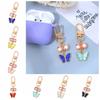 7PCS Y2K Crystal Bow Key Chain Pendant Key Ring Creative Rhinestone Butterfly Keychain  Key Decor