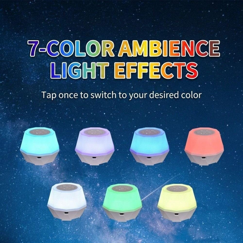 7 Color Modes White Noise Machine 10 Nature Sounds Night Light Bedside Lamp  Nursery Comfort