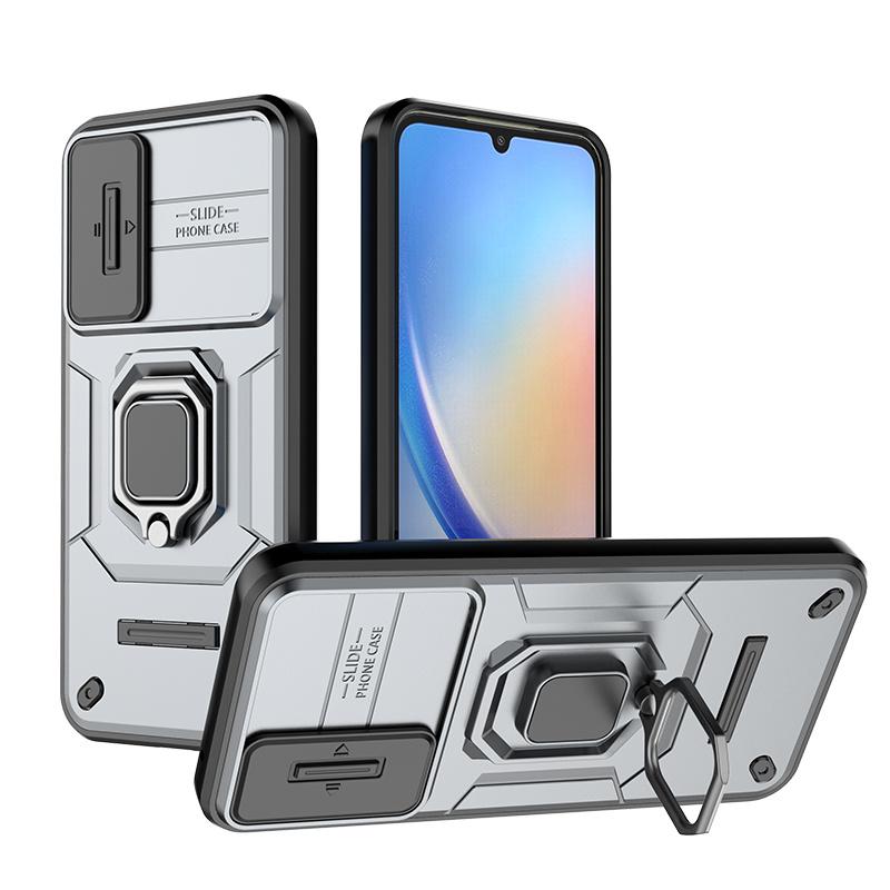 Для Samsung Galaxy A14 A24 A34 A54 M34 A13 чехол противоударный бронированный магнитный держатель кольцо чехол для Galaxy A 14 34 54 слайдер объектив Coque