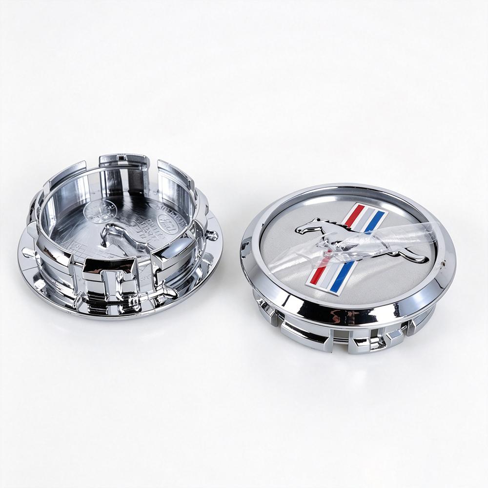 4Pcs 68mm Car Wheel Center Hub Caps Badge Auto Tire Hubcap Accessories For Ford Mustang Focus Fiesta Mondeo Kuga Ranger Shelby