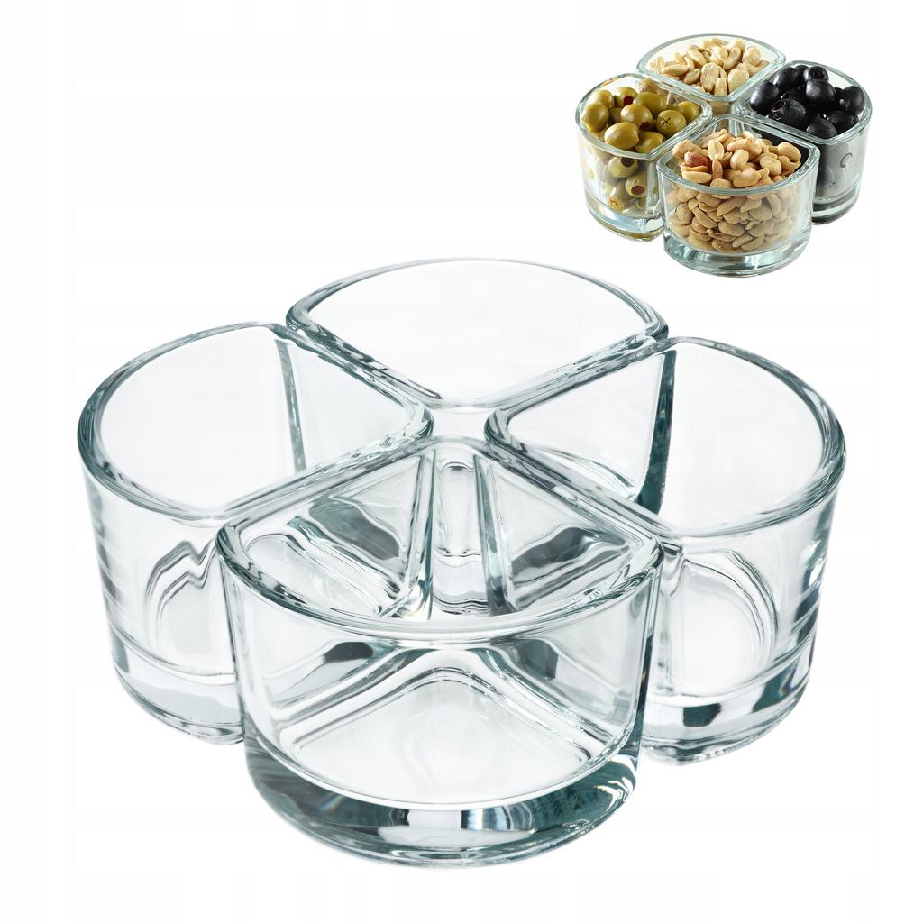 KADAX Пиалы Салатники Стеклянные Для Закусок Соус Дип Набор