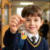 Kids Acrylic Keychain 8Pcs Back to School Set, Theme Keryring Set for Students, Decorative Accessories Bags & Backpack Kit