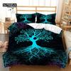 Nature Tree of Life Пододеяльник Микрофибра Mystery Gothic Постельное белье Экзотический кельтский узел Пододеяльник King Queen Для детей Взрослых