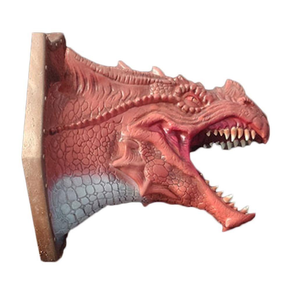 3D Голова дракона настенная скульптура со светодиодным дымом Голова динозавра увлажнитель светодиодный светоизлучающий реквизит подвесное украшение для дома