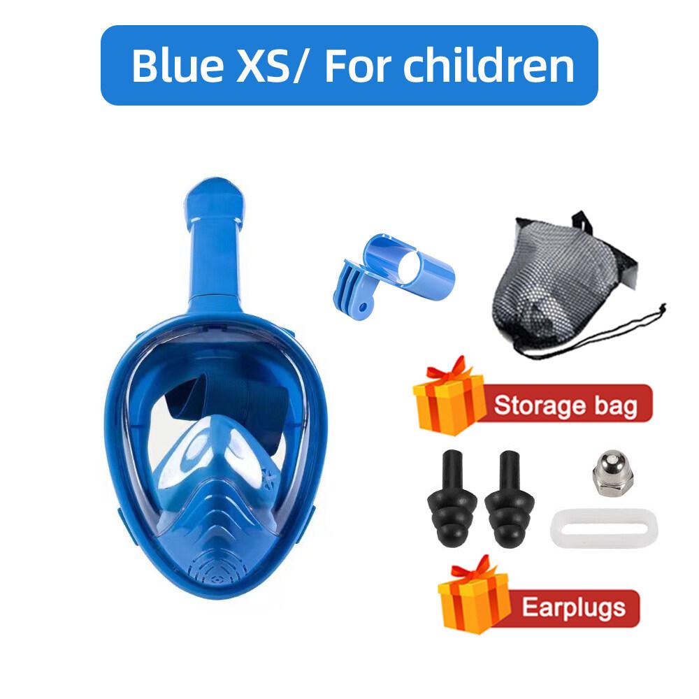 OLIKEI Детская маска для дайвинга с полным лицом, противотуманная герметичная маска для подводного плавания с аквалангом, подводные очки, маска для безопасного дыхания, плавательная маска для детей