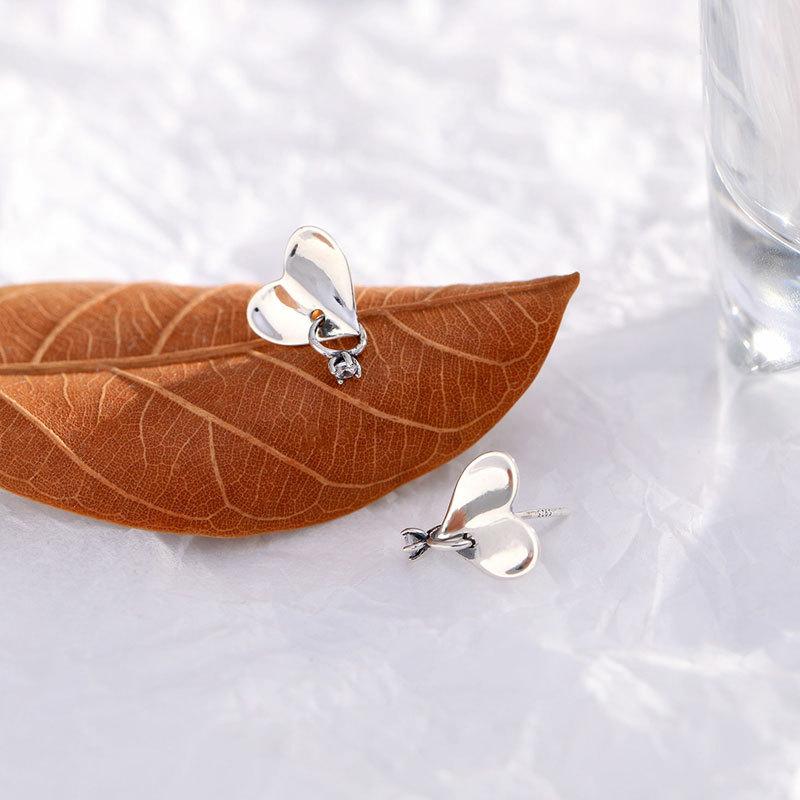 Серьги Retro Love Zircon, маленькие серьги Commuter Temperament, новый стиль