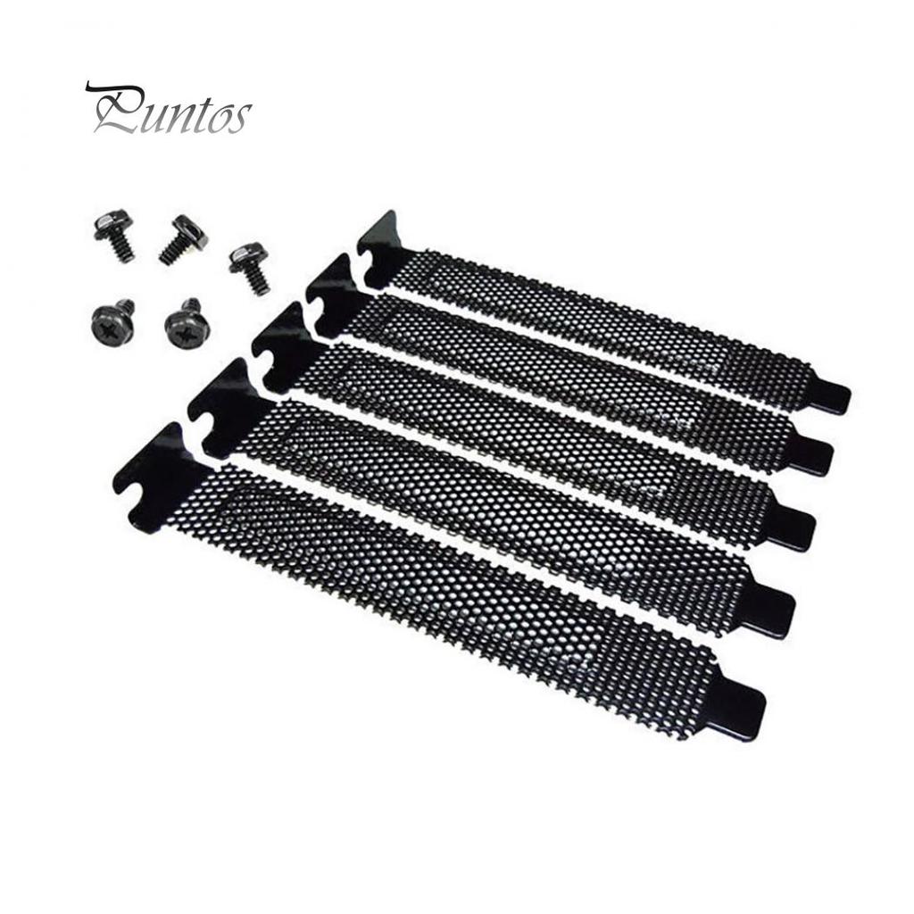 5 шт., металлическая крышка для рассеивания тепла, крышка слота PCI для компьютера, заглушка для пылевого фильтра