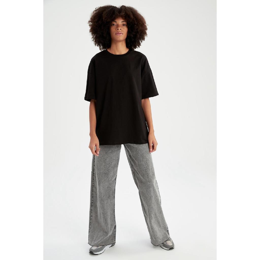 Oversize Fit Crew Neck Short Sleeve T-shirt