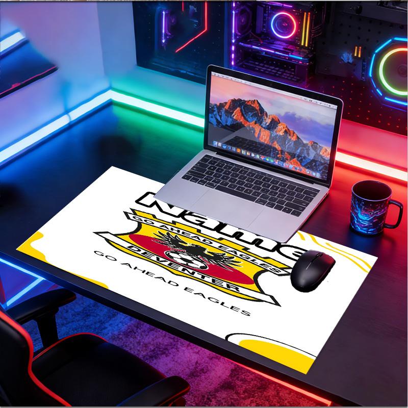 Custom Name Personalized Go Ahead Eagles Pattern Mousepad, Laptop PC Desk Mat, Decorative Desk Mat for Home Keyboard Pad Gift