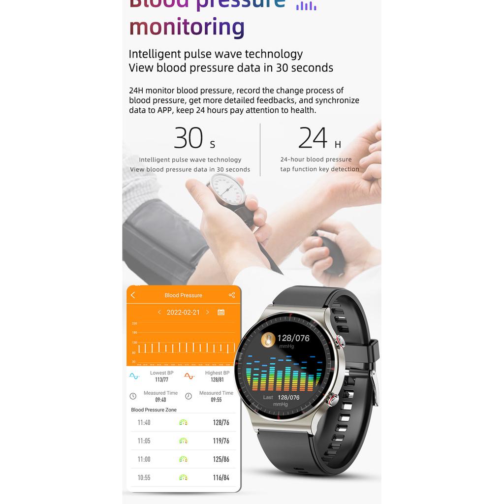 G08 Smart Watch ЭКГ/ВСР/артериального давления/кислорода/мониторинга температуры