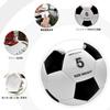 TGM Soccer Size Soccer Practice Match for Junior High and High Schools and Ball, 5, Certified, Ball, Ball, School, Adults, College, (Black White)