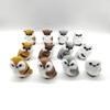 1Pc Figurines New Year Miniatures Table Decorations Plush Mini Simulation Ornaments Artificial Owl Fake Animal