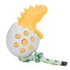 Dinosaur Egg Dog Chew Toys Bite Resistance Dog Toothbrush Chew Toys for Dog Dental Care