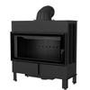 Steel fireplace KRATKI LUCY 16 kW Ø 200 black thermotec