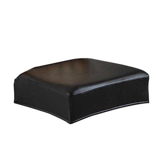 Эластичный чехол для сиденья из искусственной кожи, противоскользящий, водонепроницаемый, маслостойкий, теплоизоляционный, однотонный, устойчивый к царапинам