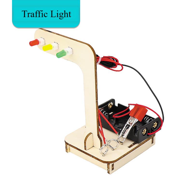 Children DIY STEM Physics Toys Science Experiment Teaching Material Slide Projector DC Motor Manual Assembly Project Kids Gift