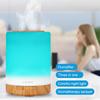 300ml Aromatherapy Essential Oil Diffuser Ultrasonic Air Humidifier with Remote ControlUK Plug